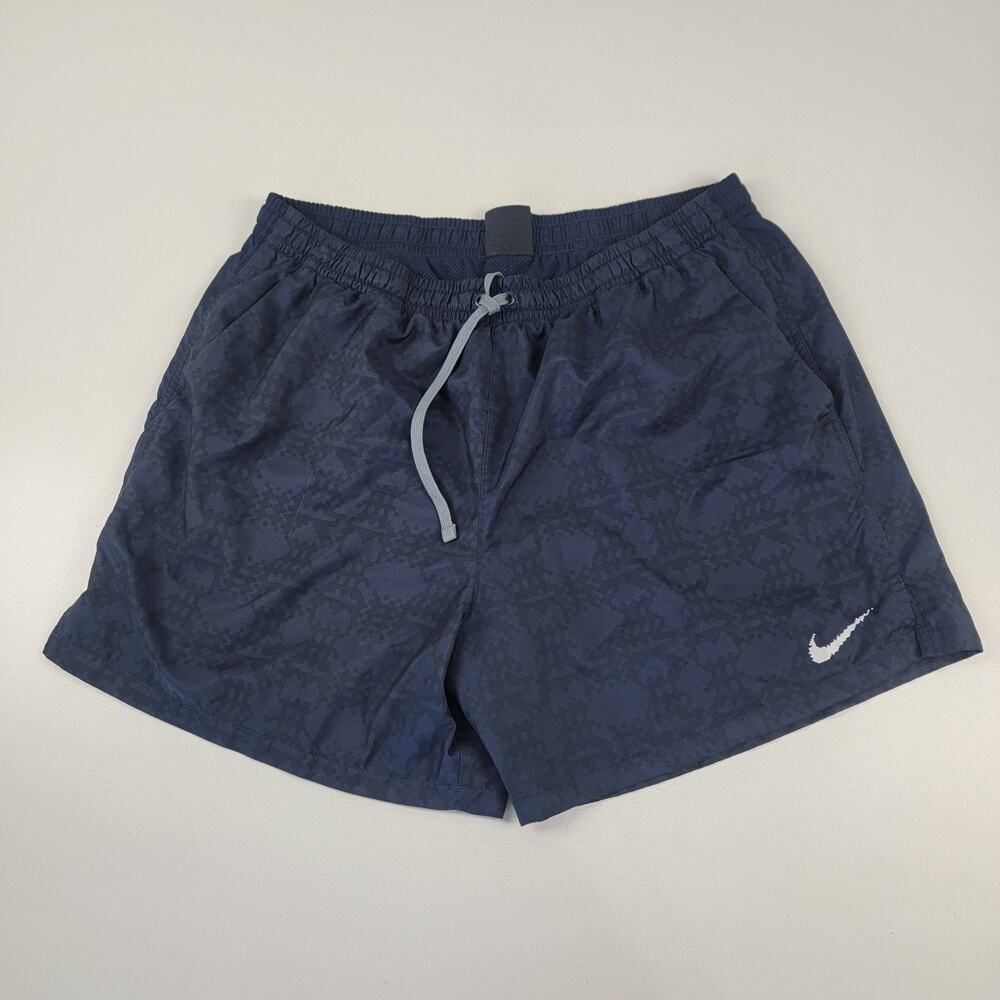 Nike Men’s 2XL Navy Blue‎ Swim Trunks Lined Beach Athletic Shorts